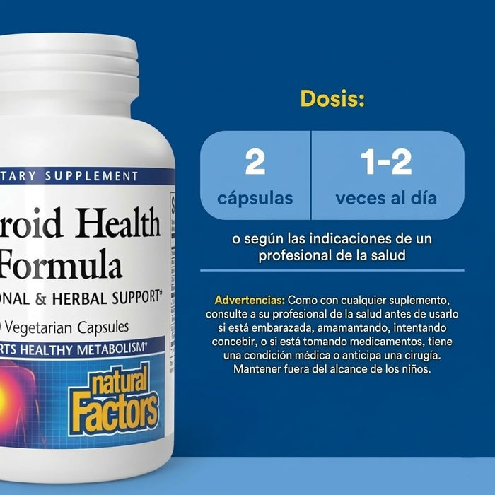 Formula Tiroides (60 vcap), Natural Factors