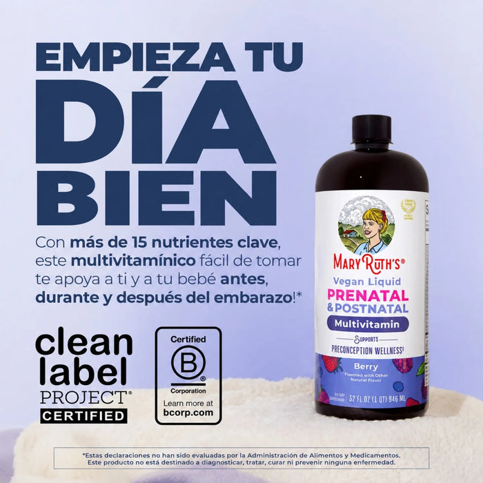 KIT #20 Multivitamínico + Hierro Prenatal y Postnatal, MaryRuth's