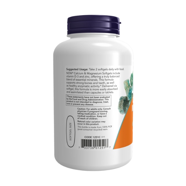 Calcium and Magnesium with Vitamin D3 &amp; Zinc (120 SOFTGEL) / Calcium &amp; Magnesium + D3