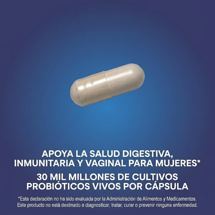 Probiótico Diario para Mujeres 30 Billion Fortify® (30 caps), Nature's Way
