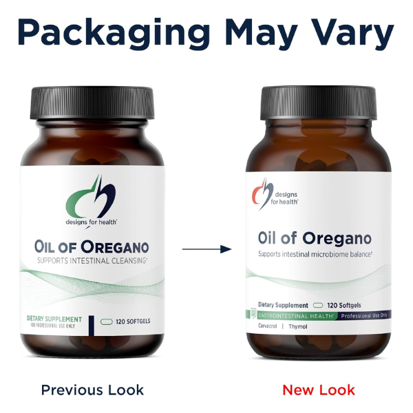 Aceite de Oregano (60 veg caps), Designs for Health