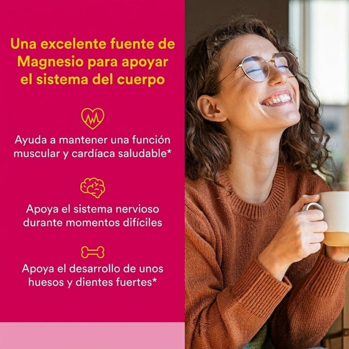 Glicinato de Magnesio 200 mg (4.23 oz 120 mg), Natural Factors