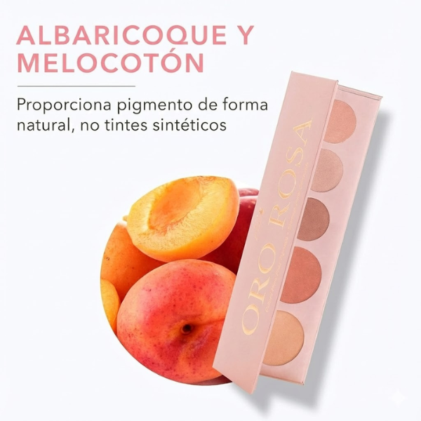 Paleta de Maquillaje Fruit Pigmented® Rose Gold, 100% Pure