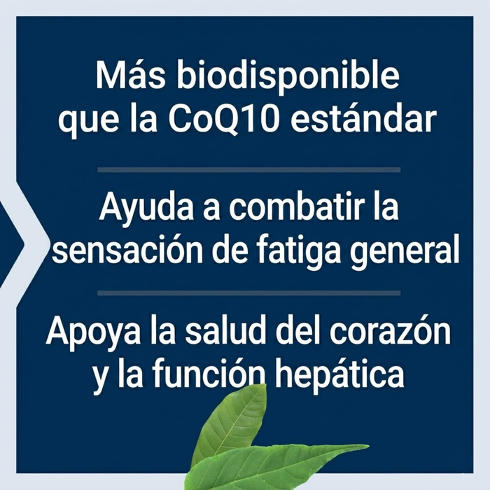 Super Ubiquinol CoQ10 con Apoyo Mitocondrial (30 softgels), Life Extension