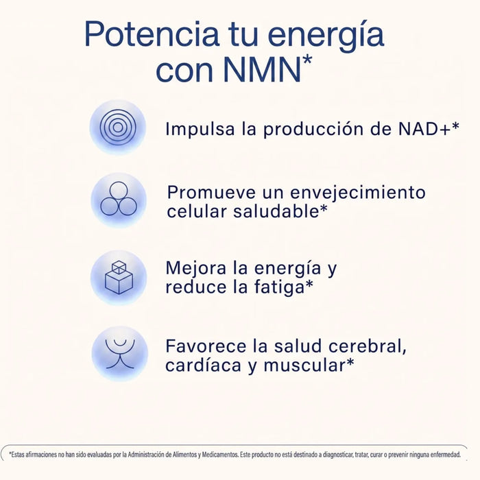 Energía Celular NMN Pro™ Liposomal 300 mg (60 caps), ProHealth