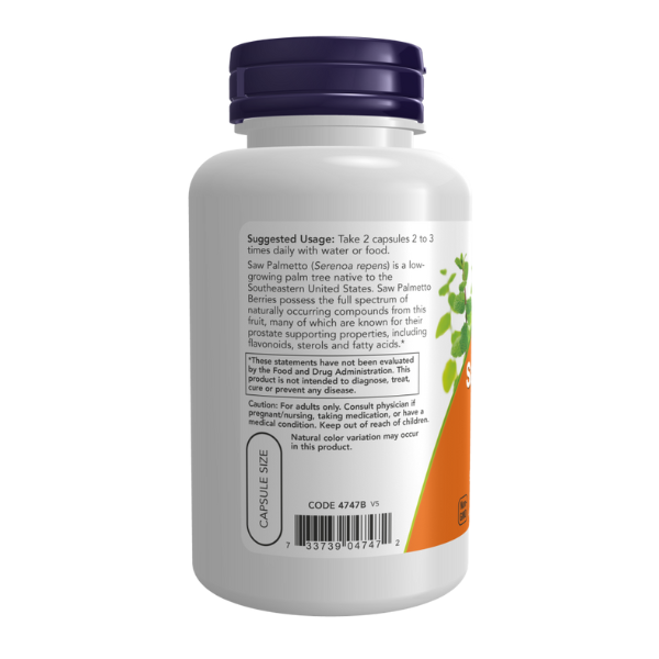 Saw Palmetto Berries 550mg (100 Veg Caps)