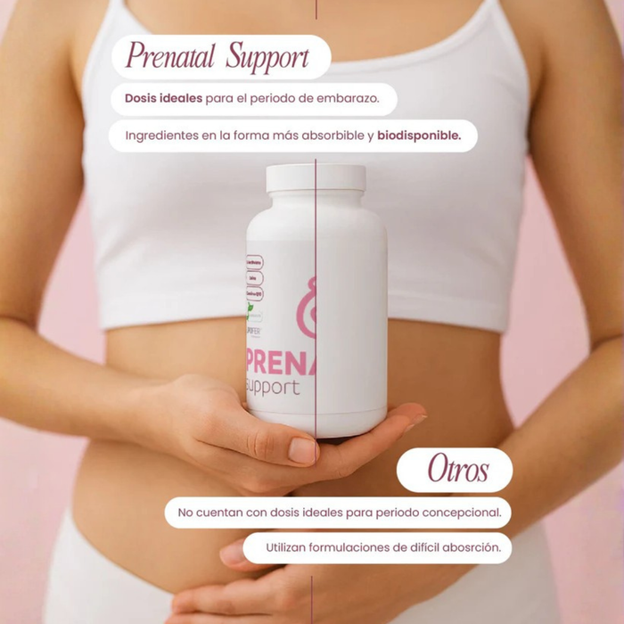 Apoyo Prenatal, Prenatal Support (90 caps), NutriADN