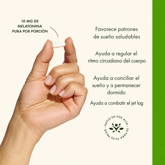 Melatonina de Triple Potencia 10 mg (60 caps), Swanson