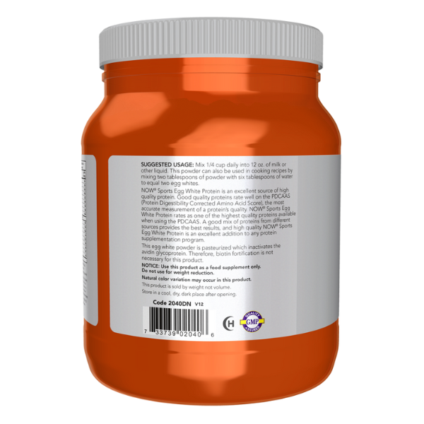 Proteina de Clara de Huevo Sin Sabor (1.2lb/544gr)