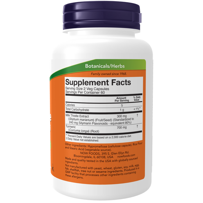 Silymarin Milk Thistle Extract 150 mg (120 VCAPS) / Silymarin Milk Thistle Extract 150 mg