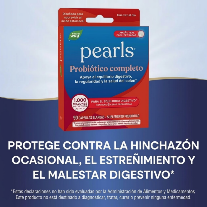 Probiótico Pearls® Salud Digestiva (30 softgels), Nature's Way