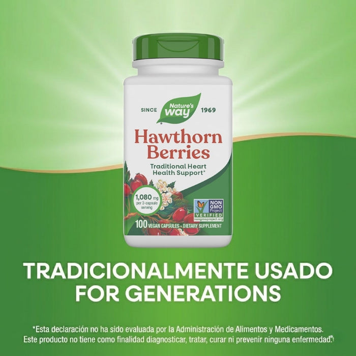 Bayos de Espino 1080 mg (100 veg caps), Nature's Way