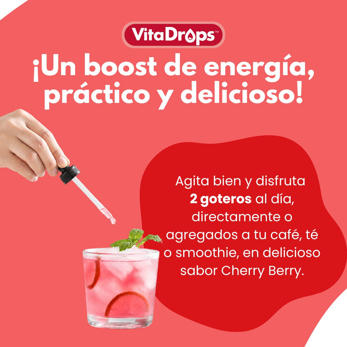 Vitamina B12 Sabor Cereza VitaDrops™ (120 ml), Windmill