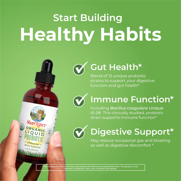 Organic Liquid Probiotic/Liquid Probiotics 4oz Mary Ruths