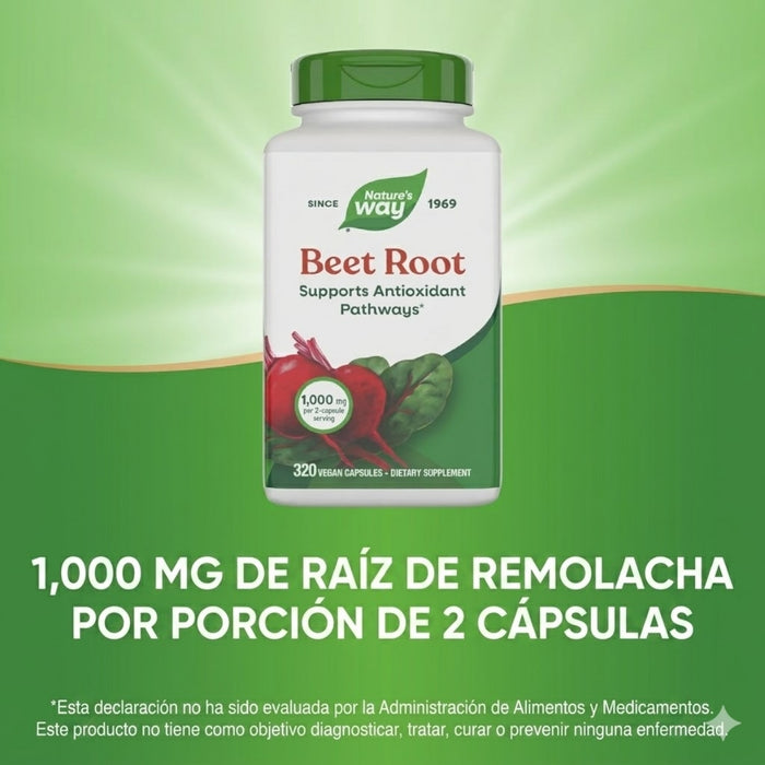 Raiz de Remolacha (320 veg caps), Nature's Way