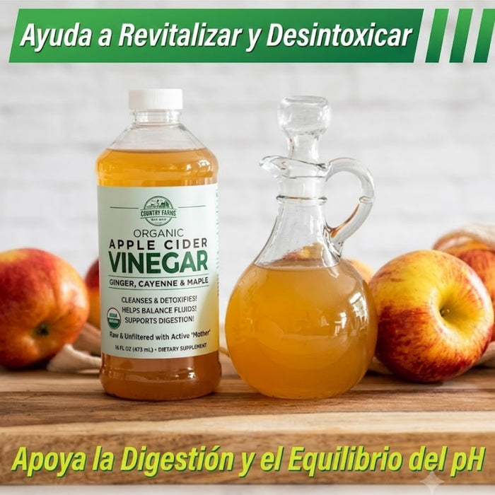 Vinagre de Manzana Country Farms® (473 ml), Windmill
