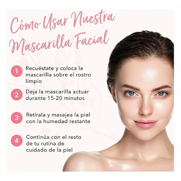 Mascarilla Reafirmante con Péptidos de Colágeno (1 pieza), 100% Pure