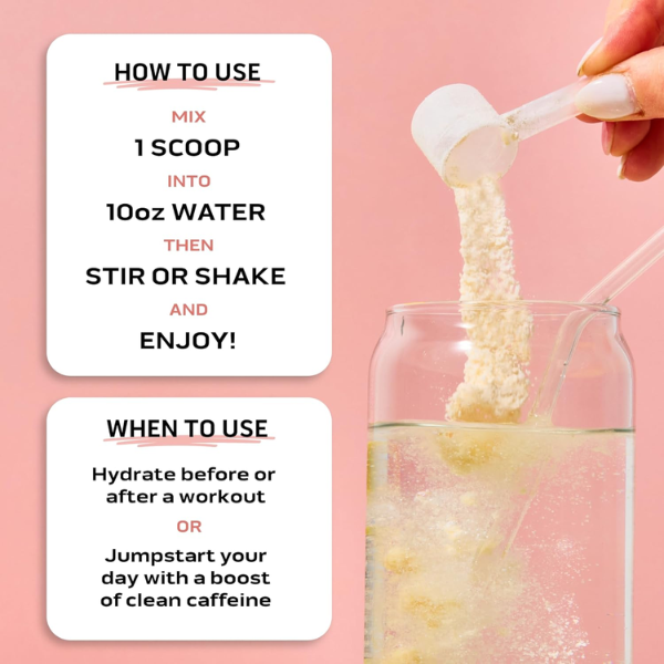 Electrolitos Clean de Hidratacion + Energía Sabor Frambuesa Limonada (8.32 oz / 236 g), Ascent