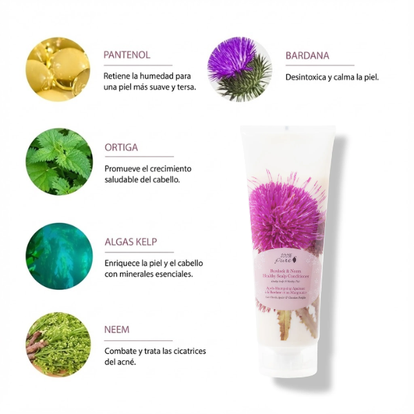 Acondicionador para Cuero Cabelludo Sensible (8 fl oz 236 ml), 100% Pure