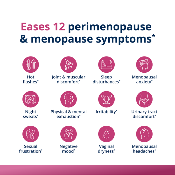Estrovera 271 mg Alivio de Perimenopausia y Menopausia (30 tabs), Metagenics