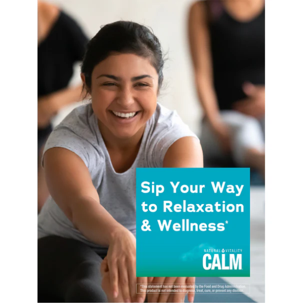 CALM Citrato de Magnesio con Calcio en Polvo Sin Sabor (277 g), Natural Vitality