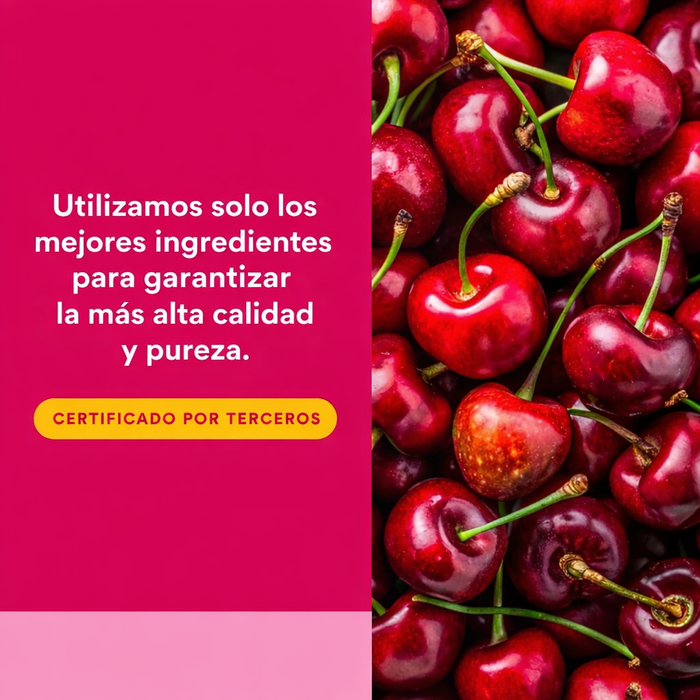 Concentrado de Cereza Alta Potencia 500 mg CherryRich® (90 softgels), Natural Factors