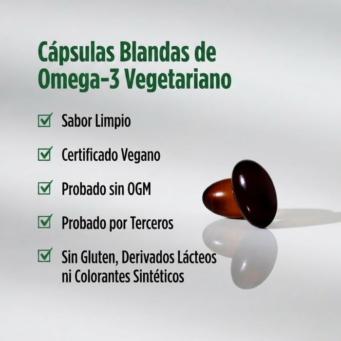 Algae Omega 715 mg 195mg EPA 390 mg DHA (60 softgels), Nordic Naturals