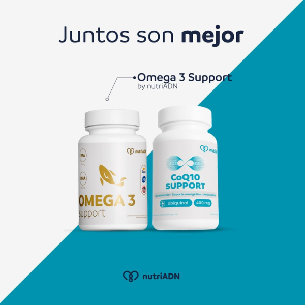 CoQ10,  Energía Celular y Protección Antioxidante (60 caps), NutriADN