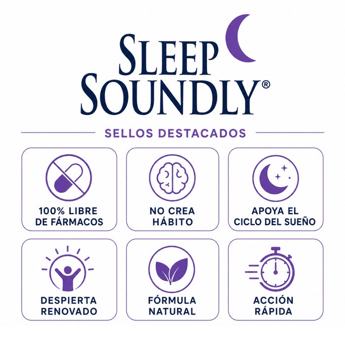 Melatonina Triple Acción Sleep Soundly® (30 caps), Windmill