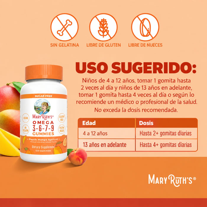 Omega 3-6-7-9 Gummies 120 units Mary Ruth