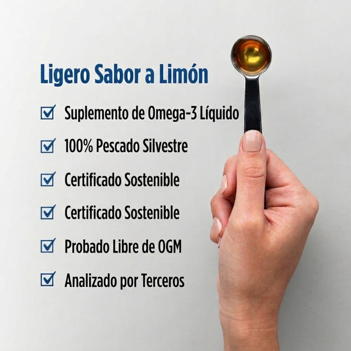 Ultimate Omega 2840 mg Sabor Limón (4 fl oz 119 ml), Nordic Naturals