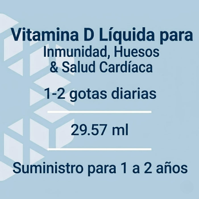 Vitamina D3 50 mcg (2000 IU), Líquida 29.5 ml (1 oz), Life Extension