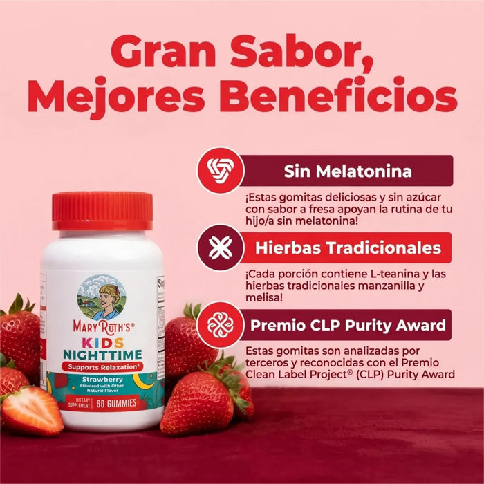 KIT #25 Multivitamínico y Sueño para Niños (60 gomitas c/u), MaryRuth's