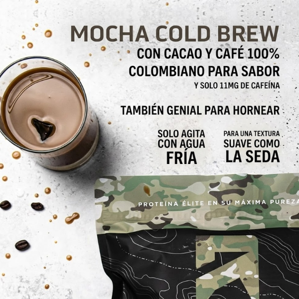 Proteína de Whey Sabor Mocha Cold Brew (28.8 oz 825 g), Ascent