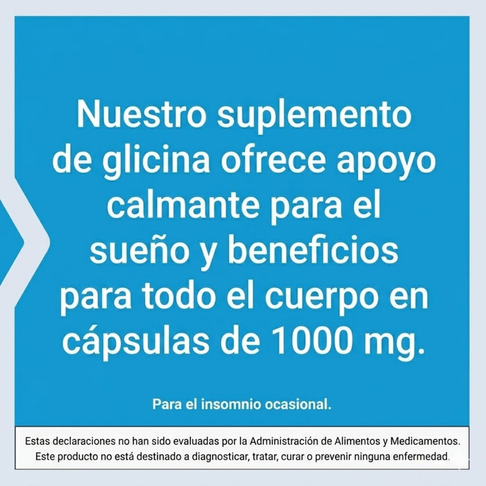 Glicina 1000 mg (100 veg caps) Life Extension