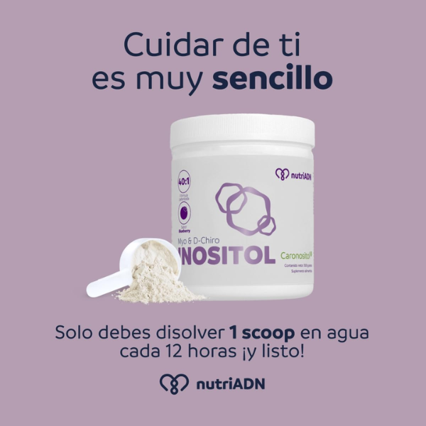Myo & D-Chiro Inositol sabor Mora Azul(40:1)(300 g), NutriADN