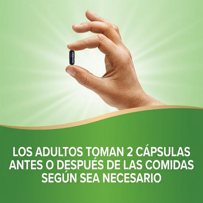 Carbón Activado Vegetal 560 mg (100 caps), Nature's Way
