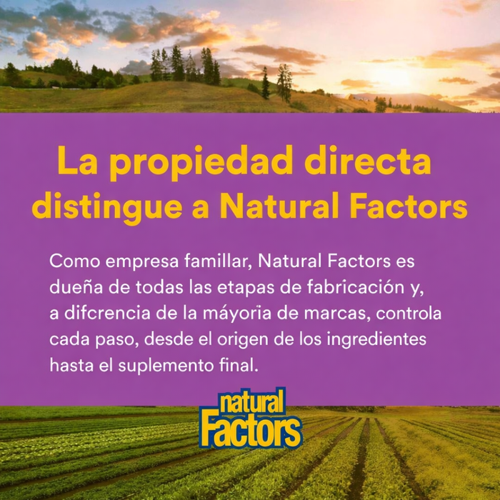 Biotina Extra Fuerza 10,000 mcg (60 vcap), Natural Factors