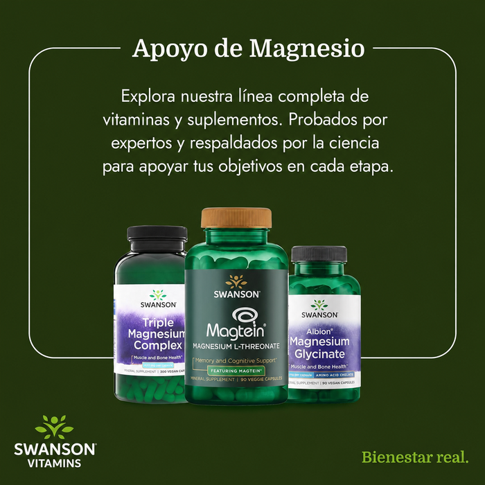 SWANSON Triple Magnesium Complex (100 CAPS/400mg)/ Triple Magnesium Complex