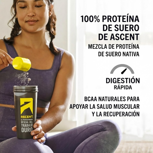 Proteína de Whey Sabor Mocha Cold Brew (28.8 oz 825 g), Ascent