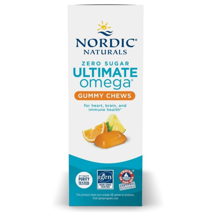 Ultimate Omega sin Azúcar Sabor Naranja (54 Gomitas), Nordic Naturals