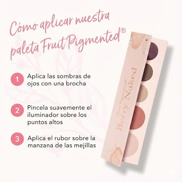 Paleta de Maquillaje Fruit Pigmented® Berry Naked, 100% Pure