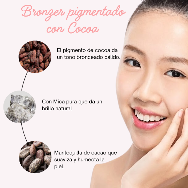 Bronzer de Cocoa, Fruit Pigmented® Cocoa Glow (0.32 oz 9 g), 100% Pure