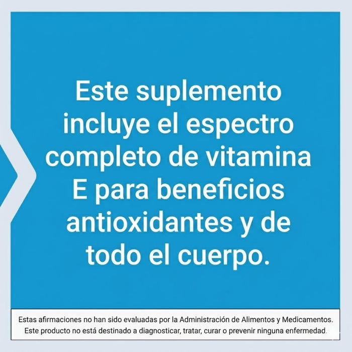 Gama E con Mix de Tocoferoles y Tocotrienoles (60 softgels), Life Extension