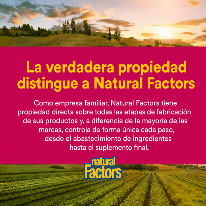 Quelato de Cromo GTF 500 mcg (90 tabs), Natural Factors