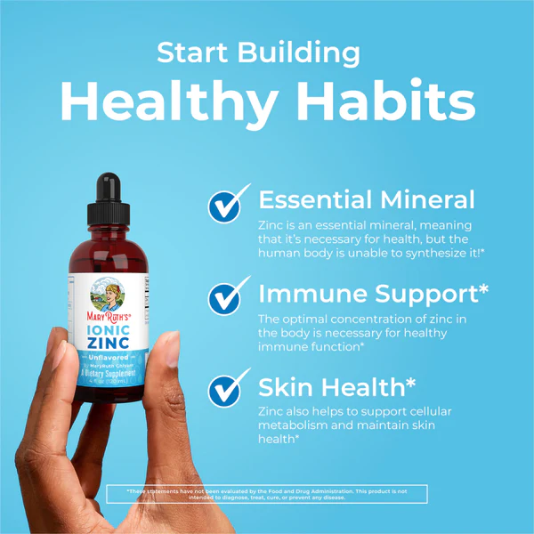 Liquid Ionic Zinc 120ml (4oz) Mary Ruth