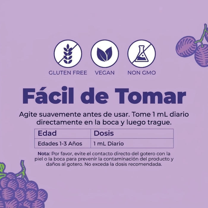 Organic Iron Toddler Liquid Drops 2oz (60ml)
