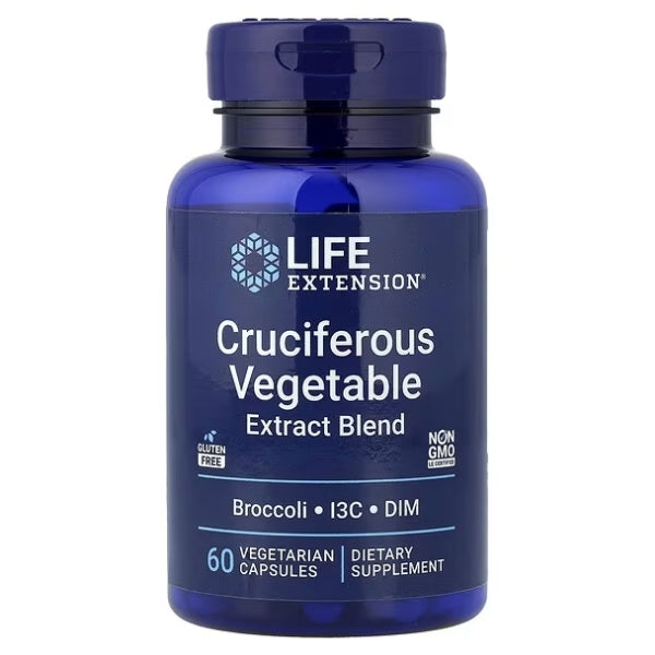 Extracto de Vegetales Crucíferos (60 veg caps), Life Extension