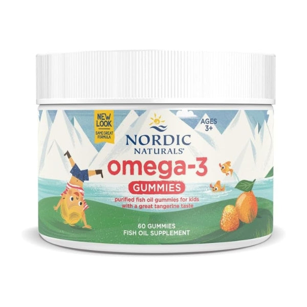 Omega-3 82 mg Sabor Mandarina (60 gomitas), Nordic Naturals
