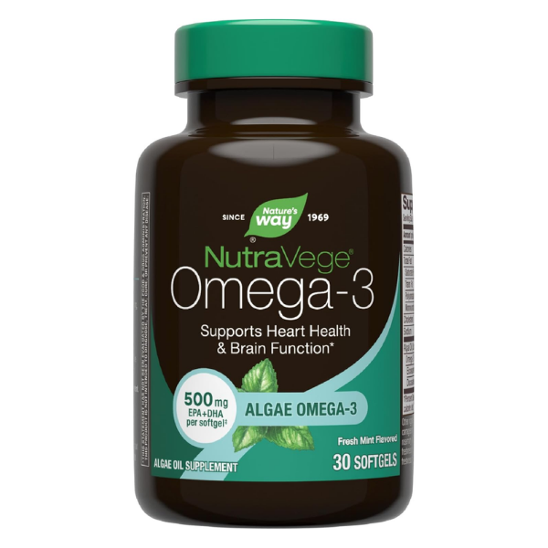 Omega-3 Vegetariano Nutravege® (30 softgels), Nature's Way